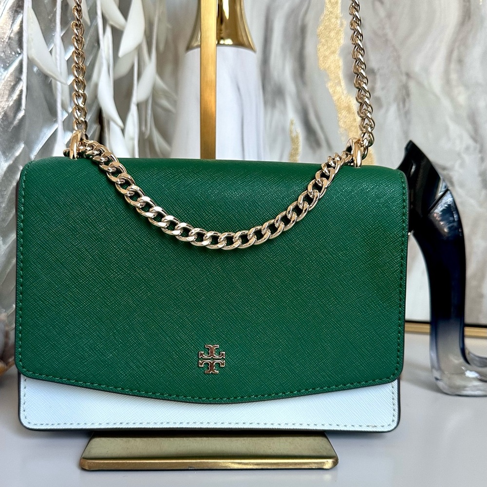 NWT Tory Burch Emerson Color Block Mini